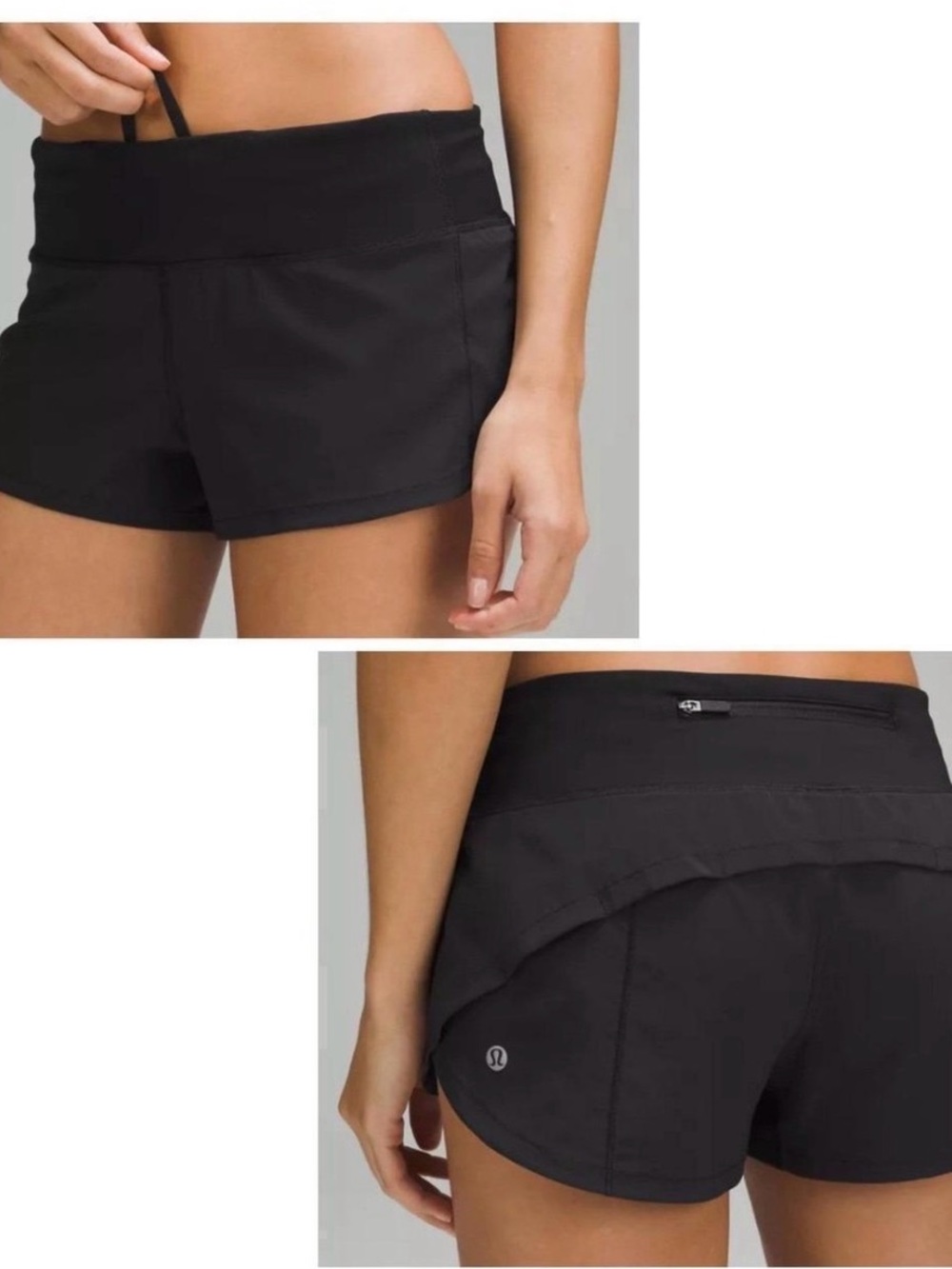 lululemon athletica Women’s speed up Black Running Shorts